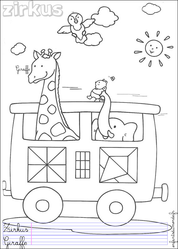 coloriage cirque 1